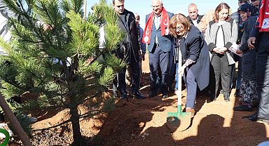 Büyükşehir, Taşlıca Malazgirt Mahallesi'nde ağaç dikimi yaptı