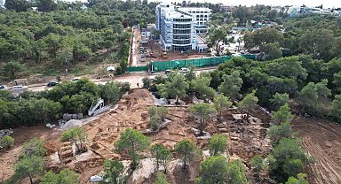 Çam ağaçlarını kesip yerine egzotik ağaçlar diken 5 yıldızlı otel için suç duyurusu