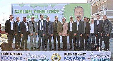 Çamlıbel Mahallesi doğal gaza kavuştu