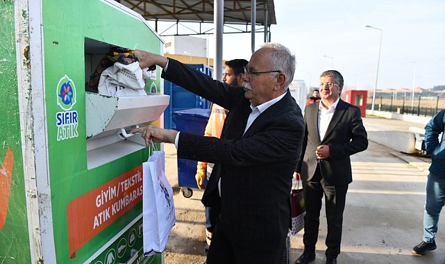 Çanakkale Belediyesi 1'inci Sınıf Atık Getirme Merkezi tanıtıldı
