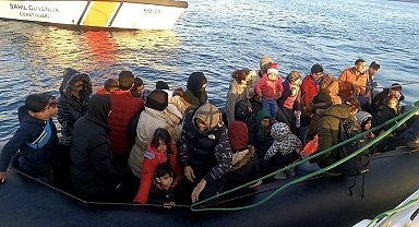 Çanakkale'de 110 kaçak göçmen yakalandı, 29 kaçak göçmen kurtarıldı