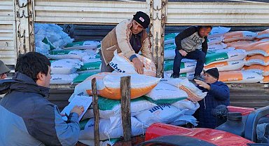 Çanakkale'de orman yangınlarından etkilenen üreticilere yem desteği