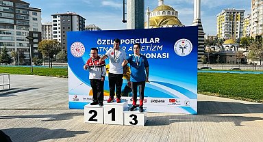 Çankırılı özel sporcu Türkiye ikincisi oldu