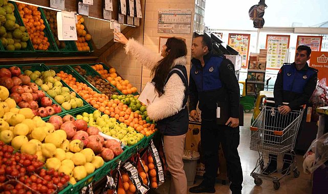 Çayırova'da marketler denetlendi