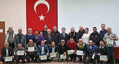 Çeşme'deki muhtarlar afet eğitimini tamamladı