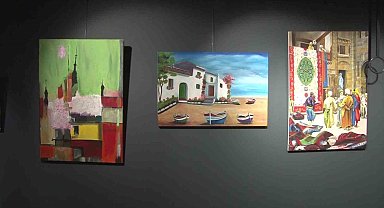 Cezaevi hükümlülerinden resim sergisi Ümraniye'de sanatseverlere kapısını açtı