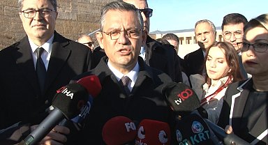 CHP lideri Özel: "Şehide yeterli saygının gösterilememesi noktasında bütün yaşananlardan dolayı biz özürlerimizi ilettik"