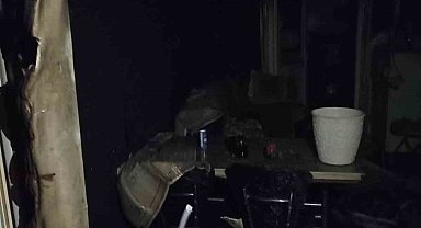 Çiçekçi dükkanından geriye enkaz kaldı