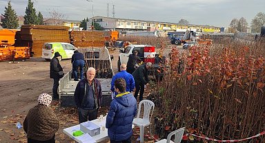 Çiftçilere yüzde 50 hibeli meyve fidanı dağıtımı başladı