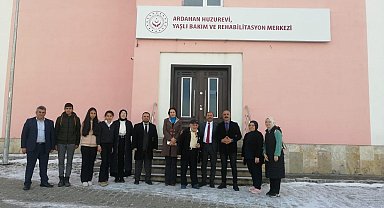 Çıldır Milli Eğitim ve Müftülükten Huzurevi Ziyareti