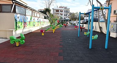 Çocuk sokağı yenilendi