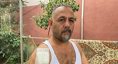 Çocuklarıyla bahçede otururken dehşeti yaşadı