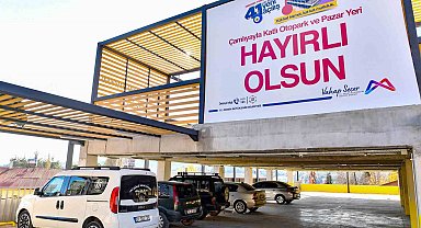 Çok amaçlı 'Çamlıyayla Katlı Otopark' kullanıma açıldı