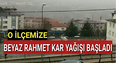 Çok Şükür O İlçemize mevsimin ilk karı düştü