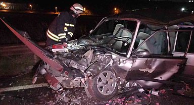Çorlu'da feci kaza: 5 yaralı