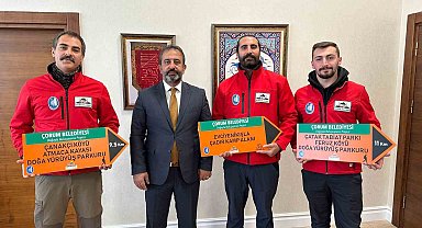 Çorum Belediyesi'nin 'Doğayla Buluşuyoruz' projesinde sona gelindi