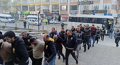 Çorum polisinden "teleskop" operasyonu: Gözaltına alınan 9 kişi adliyede