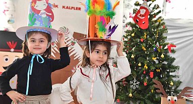 Çukurova'da miniklerin yeni yıl kutlaması