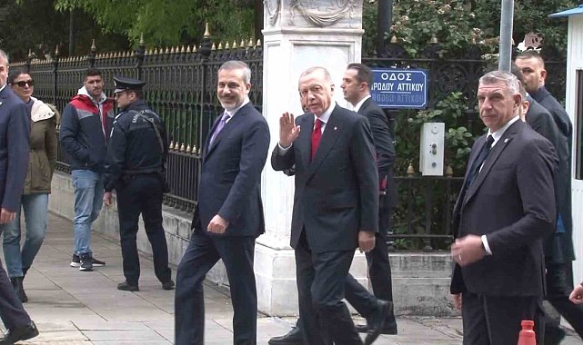 Cumhurbaşkanı Erdoğan Yunan gazetecinin "Hoş geldiniz" sözlerini yanıtsız bırakmadı