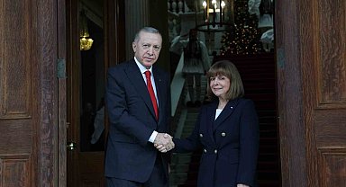 Cumhurbaşkanı Erdoğan, Yunanistan Cumhurbaşkanı Sakellaropoulou ile görüştü