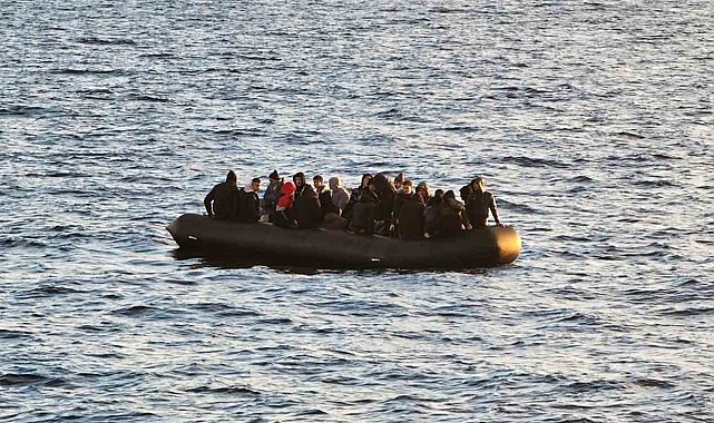 Datça'da 39 düzensiz göçmen kurtarıldı
