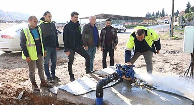 Demirci'nin içme suyu terfi hattı çalışmaları tamamlandı