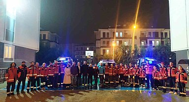 Deprem tatbikatı gerçeğini aratmadı