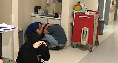 Depremde ilk olarak çök kapan tutun uygulandı