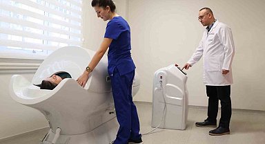 DEÜ'nün GETAT Merkezinde ozon sauna uygulaması hizmete girdi