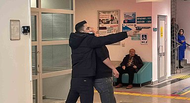 Diş Hastanende rehine kurtarma tatbikatı gerçeğini aratmadı