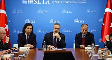 Dışişleri Bakanı Fidan, ABD'de SETA Vakfı'nı ziyaret etti