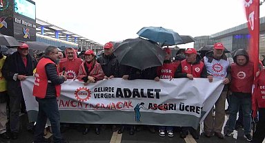 DİSK: "Gelirde adalet, vergide adalet"
