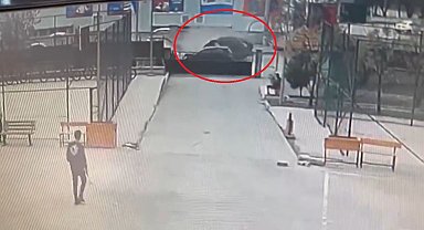 Diyarbakır'da okul önünde kaza, facianın eşiğinden dönüldü