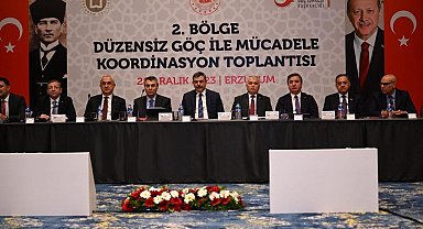 Düzensiz Göçle Mücadele Koordinasyon Toplantısı Erzurum'da gerçekleşti