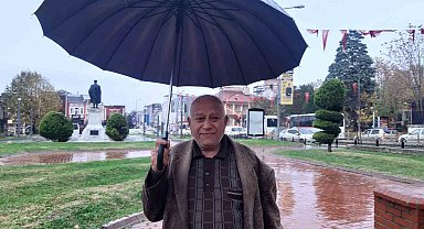 Edirne'de etkili olan sağanak vatandaşları sevindirdi