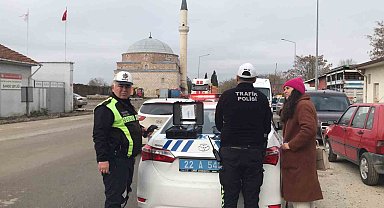Edirne'de iki otomobilin çarpışması sonucu bir kişi yaralandı