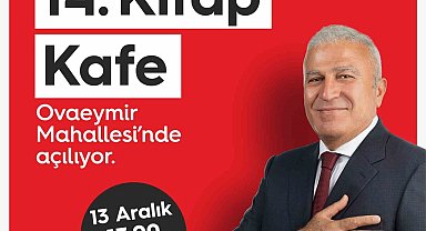 Efeler'de 14'üncü Kitap Kafe açılış için gün sayıyor
