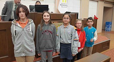 Eko-Okullar Çevre Çocuk Meclisi Başkanını seçti