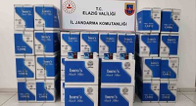 Elazığ'da 320 bin adet kaçak makaron ele geçirildi