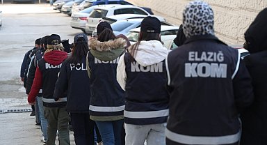 Elazığ'da 'Cımbız' operasyonu: 16 şüpheli gözaltına alındı