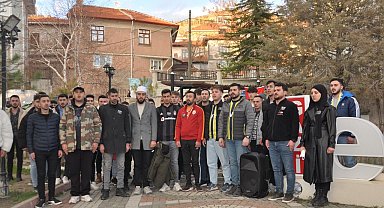 Emet'te Fenerbahçe, Galatasaray ve Beşiktaş taraftarları terörü lanetledi