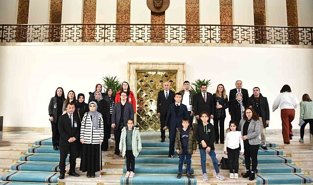 Engelli öğrenciler, TBMM'de ağırlandı