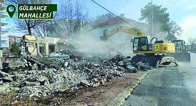 Ereğli'de metruk binalar yıkılıyor