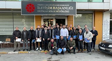 Erzincan'da gazetecilere yönelik dron eğitimi tamamlandı