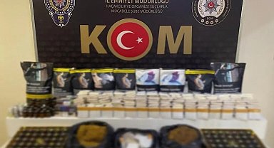Erzincan'da kaçak sigara operasyonu