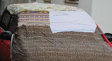 Erzincan'da kırağı ve buzlanmaya karşı battaniye önlemi