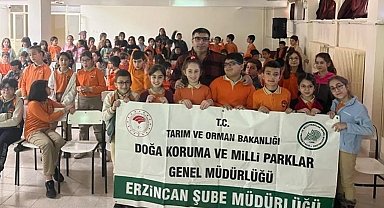 Erzincan'da öğrencilere doğa bilinci aşılanıyor