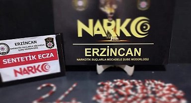Erzincan'da üzerinde uyuşturucu bulunan şüpheli gözaltına alındı