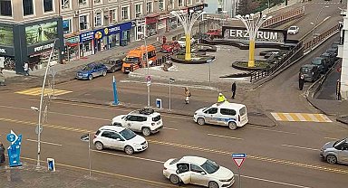 Erzurum trafiğine 1 ayda 3 bin 174 araç kaydı