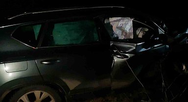 Erzurum'da otomobiller kafa kafaya çarpıştı: 2 yaralı